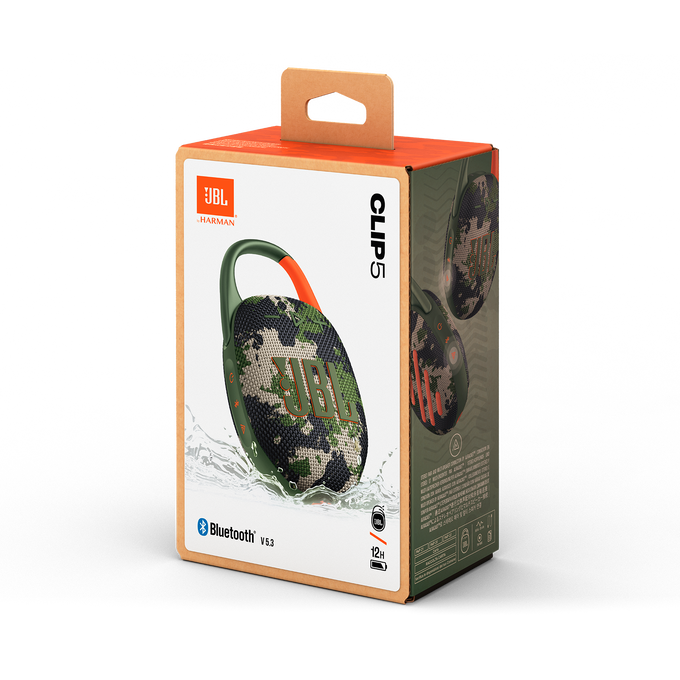 JBL Clip 5 – Enceinte Bluetooth Portable Ultra-Compacte