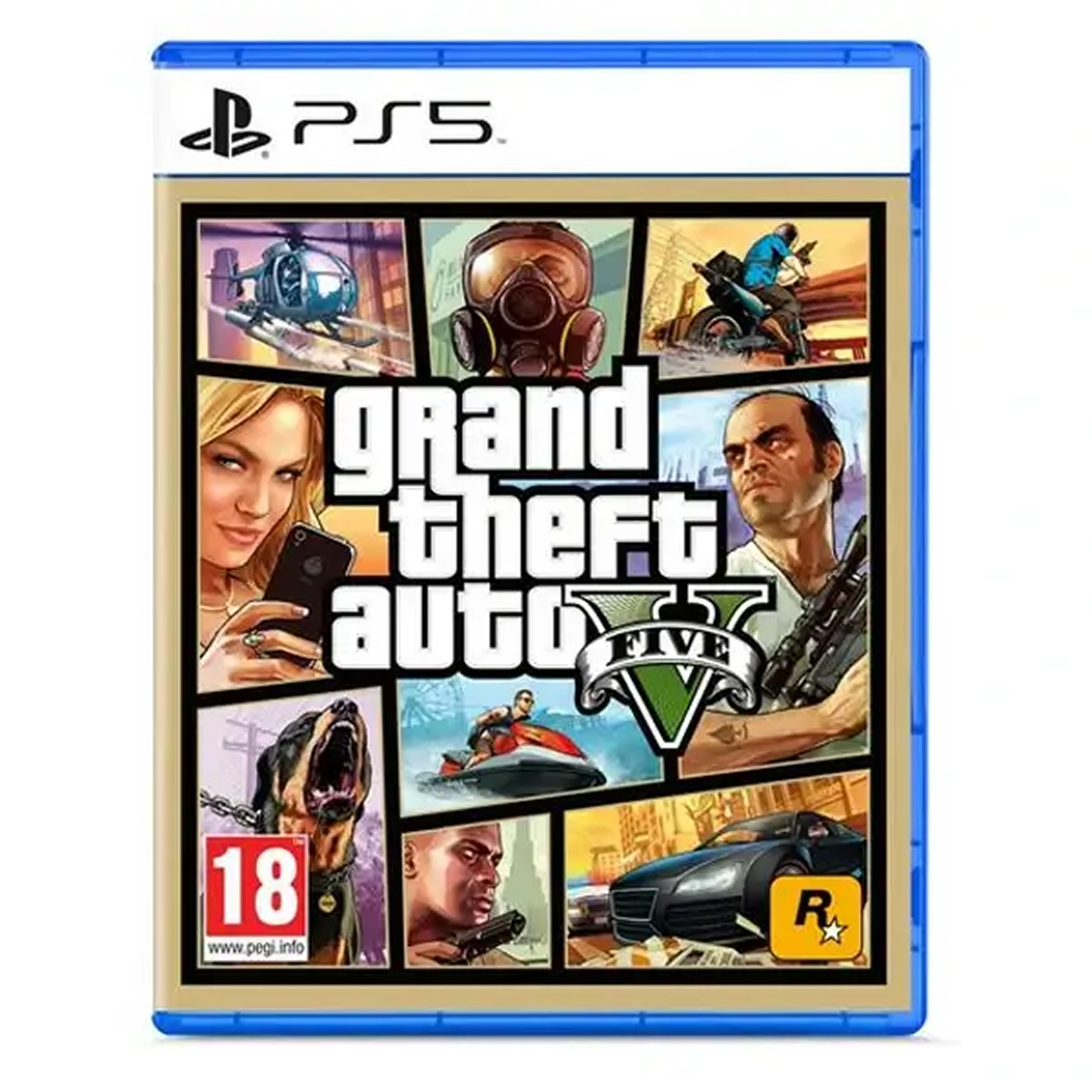CD GTA 5 - Grand Theft Auto 5 – Jeu PS5